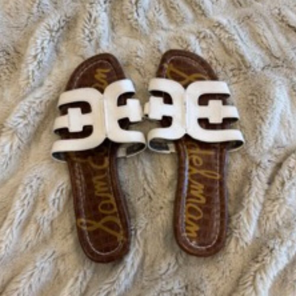 Sam Edelman Bay Classic Slides in white